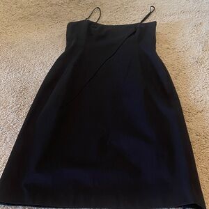 BCBGMaxAzria Black Dress with Spaghetti Straps